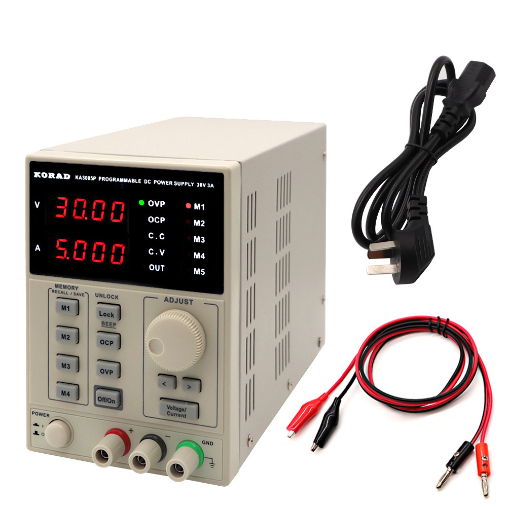 Programmable Dc Power Supply 60V 10A - Korad แหล่งจ่ายไฟ3010D 3010P 6005D 6005P แบบดิจิตอลที่ปรับได้แม่นยำไฟฟ้ากระแสตรง