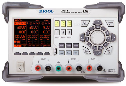 Linear Dc Power Supply Triple Output - ริโกล DP832 แหล่งจ่ายไฟ DC แบบเชิงเส้นที่ตั้งโปรแกรมได้ 3