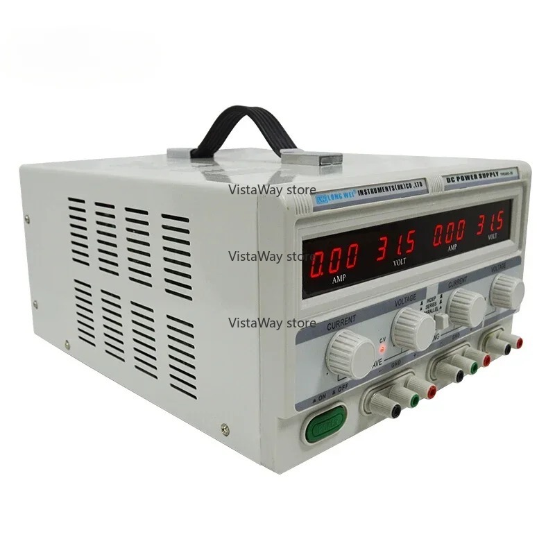 Linear Dc Power Supply Triple Output - แหล่งจ่ายไฟแบบปรับค่าได้คู่ กระแสตรง แบบเชิงเส้น สามช่องสัญญาณ 30V 2A