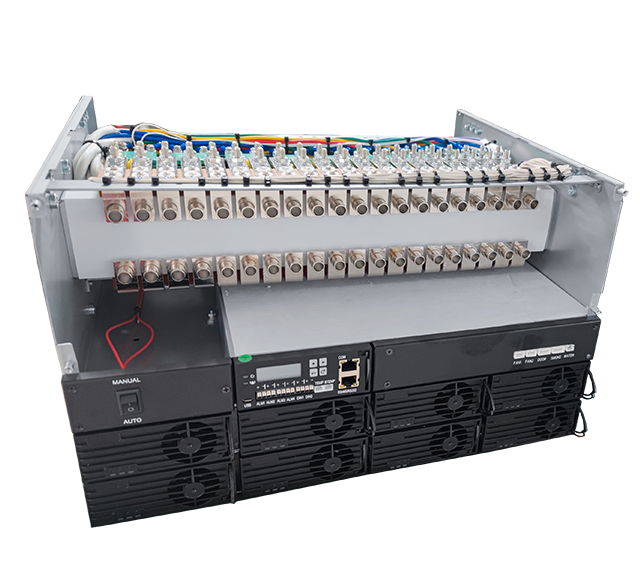 Telecom Dc Power Supply 48V 50A - ระบบจ่ายไฟแบบโมดูลาร์ DC ขนาด 19 นิ้ว สำหรับติดตั้งในตู้แร็ค
