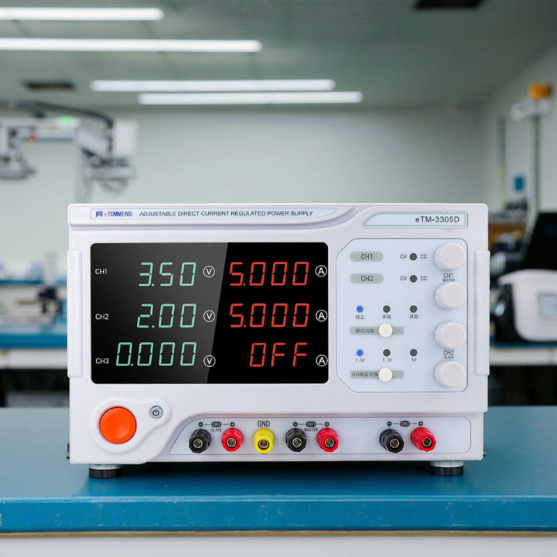 แหล่งจ่ายไฟแบบตั้งโต๊ะ 4 หลัก  - Linear Dc Power Supply Triple Output บทวิจารณ์และราคา