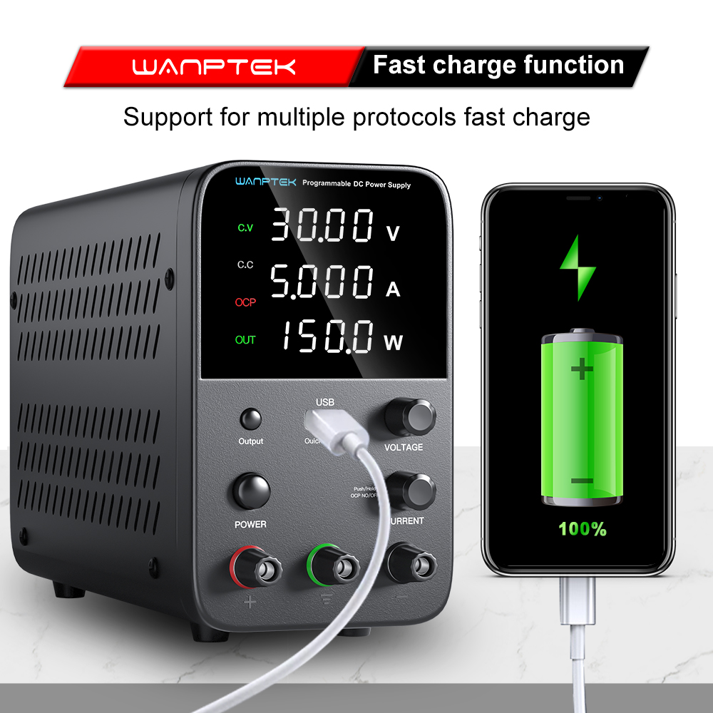 แหล่งจ่ายไฟสำหรับห้องปฏิบัติกา - Programmable Dc Power Supply 60V 10A บทวิจารณ์และราคา