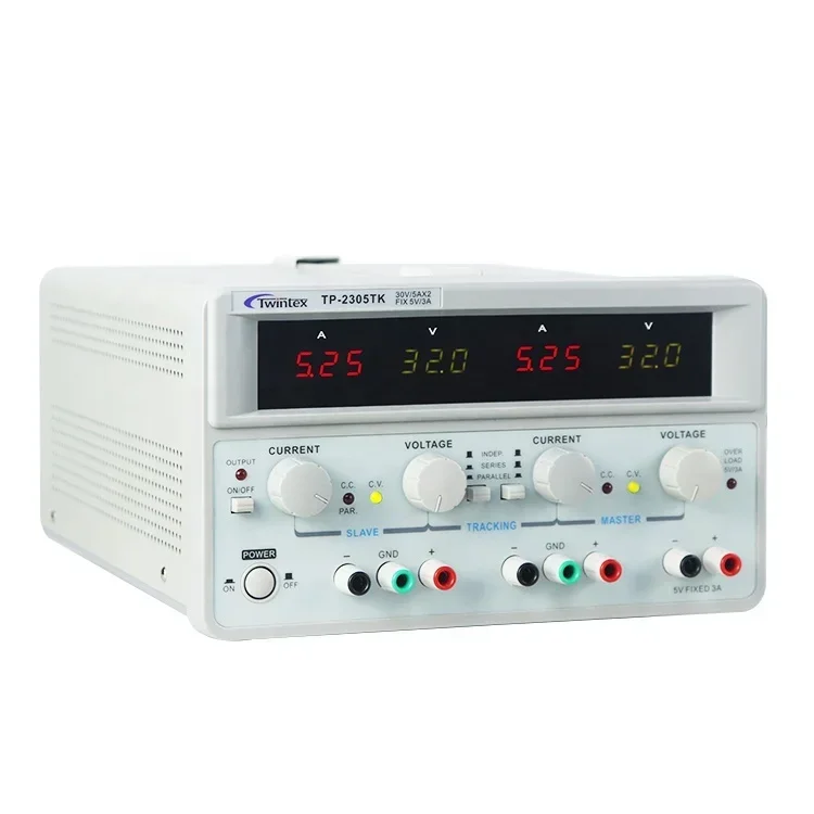 แหล่งจ่ายไฟฟ้ากระแสตรงแบบปรับค - Dual Channel Linear Power Supply 30V 5A บทวิจารณ์และราคา