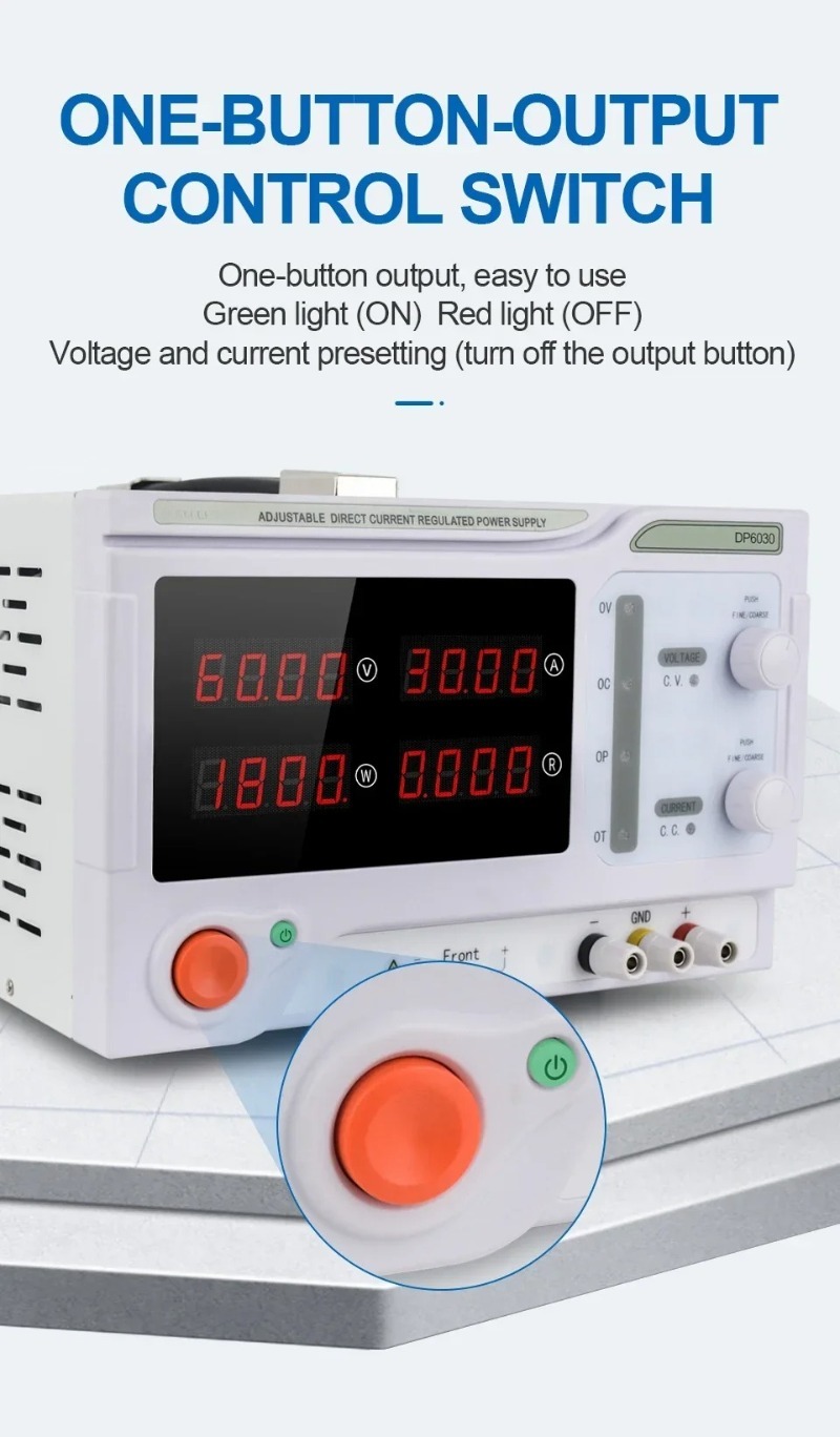 แหล่งจ่ายไฟฟ้ากระแสตรงแบบดิจิต - High Power 60V 20A Bench Power Supply บทวิจารณ์และราคา