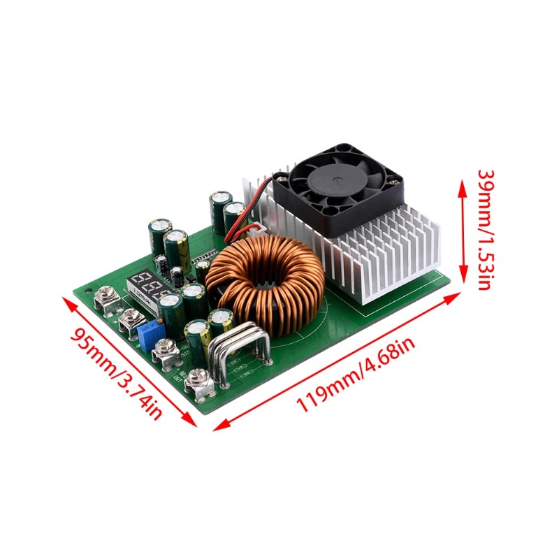 1000W 50A DC-DC บัคคอนเวอร์เตอ - Step Down Dc Power Supply Module 1000W บทวิจารณ์และราคา