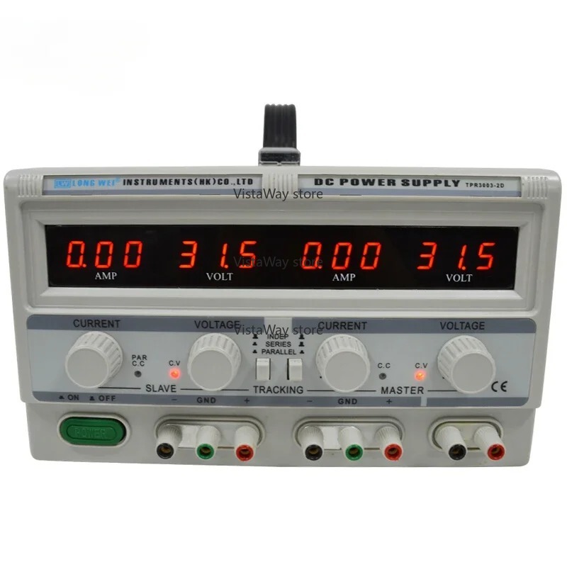 แหล่งจ่ายไฟแบบปรับค่าได้คู่ กร - Linear Dc Power Supply Triple Output บทวิจารณ์และราคา