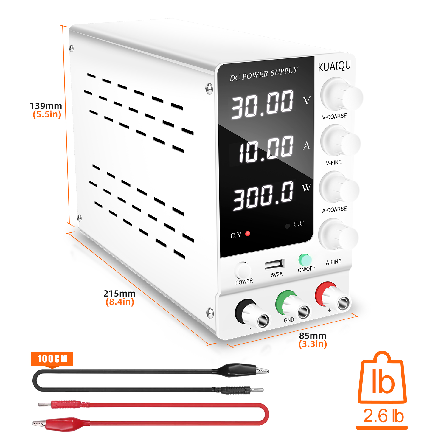 KUAIQU Lab DC Power Supply 30V - High Power 60V 20A Bench Power Supply บทวิจารณ์และราคา
